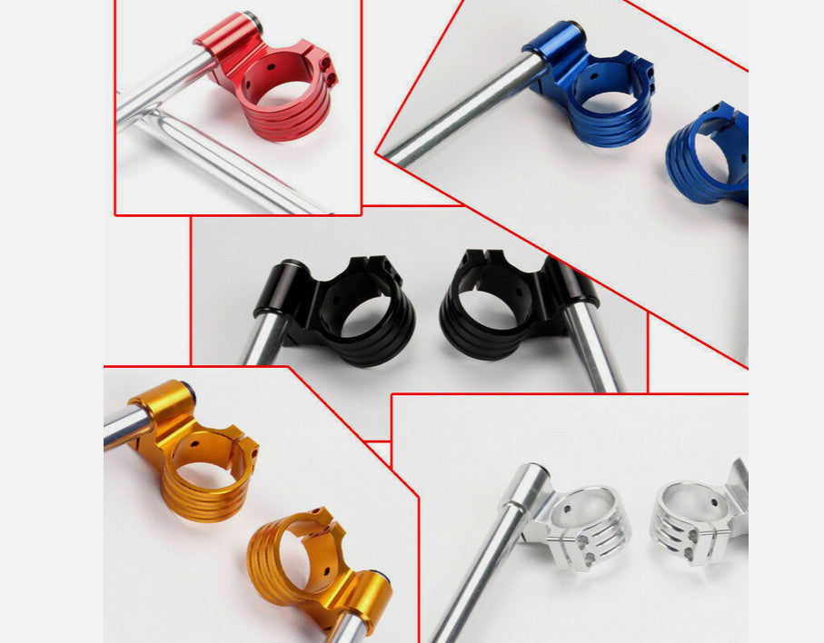 CNC Regular/Riser 31mm-57mm Clip ons Clip on Handlebar Clamp Fork Replacement