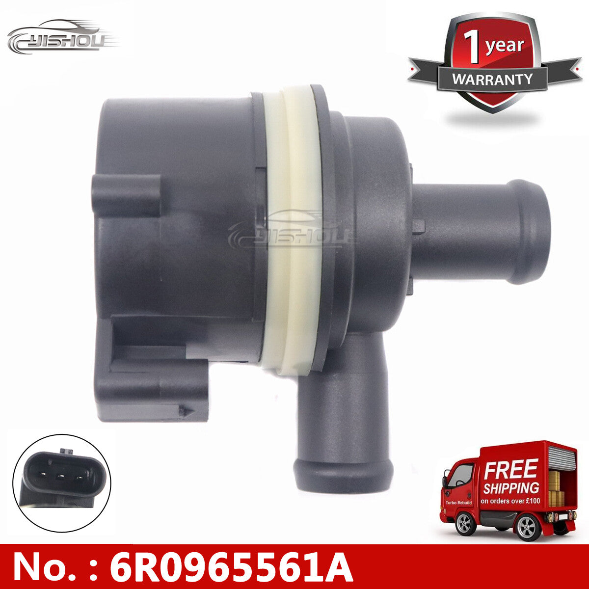 Auxiliary water pump suitable for Audi RS7 2017, for Volkswagen for Jetta 2013-2016, and for Passat 2012-14.