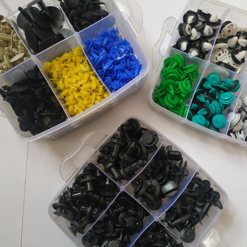 620-piece pack of 24Kinds plastic car fasteners, car bumper fender repair parts clip kit