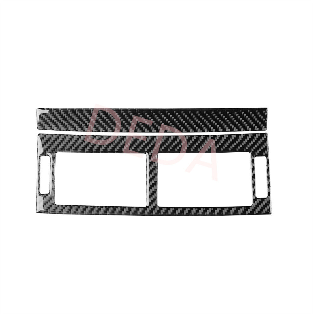 Carbon Fiber Center Air Vent Outlet Cover for Land Rover Discovery Sport 2015-19