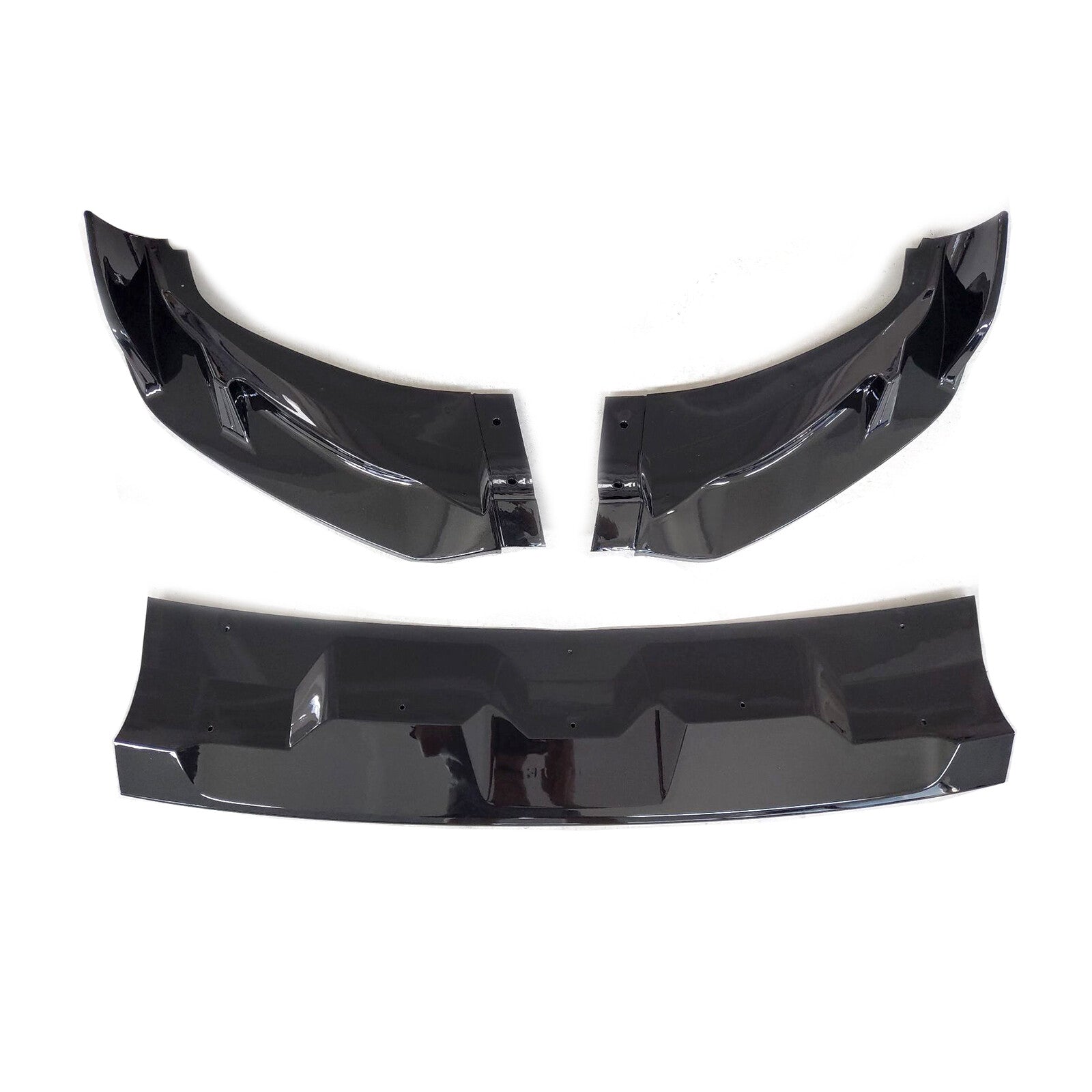 Clossy Black Car Front Bumper Lip Spoiler Splitter Body Kit Fit for BMW X3M X4M