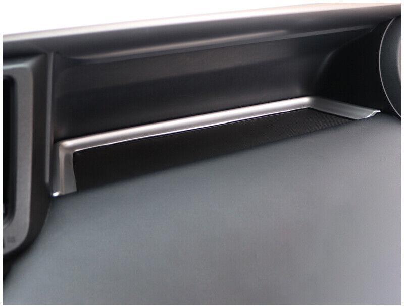 Fit for Toyota RAV4 2013-2018 Matte Silver Console for Co -Pilot Strip Cover Trim 1