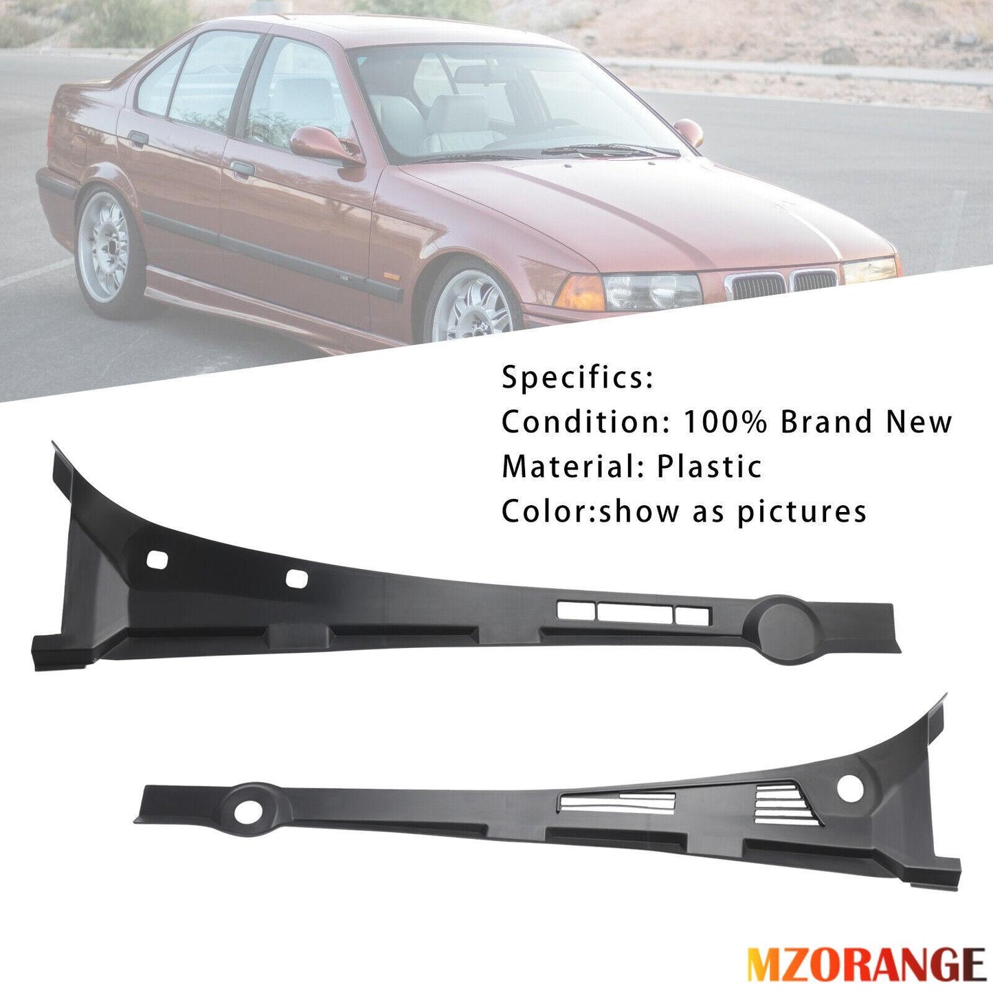 2¡Á for BMW 3 Series E36 1992-1998 Cover Wind Barrel Left+Right 51711960843