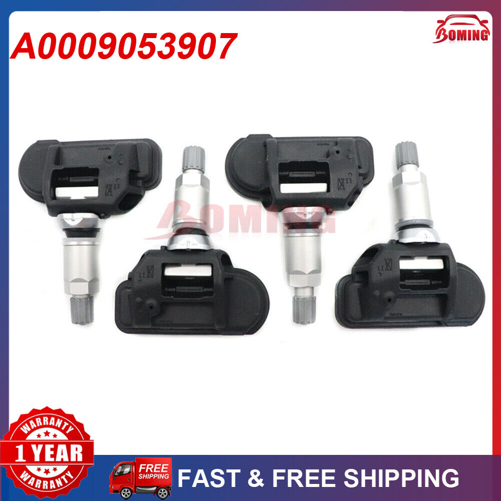 4PCS NEW Tire Pressure Sensor TPMS for MERCEDES C/S/E/GLS/GLC/Metris A0009053907