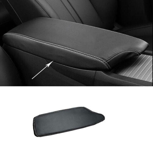 for Hyundai Sonata 2020-23PU Black Center Console Armrest Cover Cushion Mat Trim