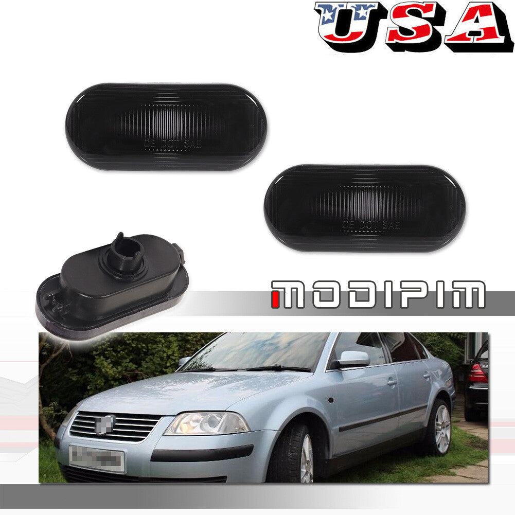 Suitable for smoked lens side marker light housings for Volkswagen MK4, for Golf,for Jetta,for Passat,etc.