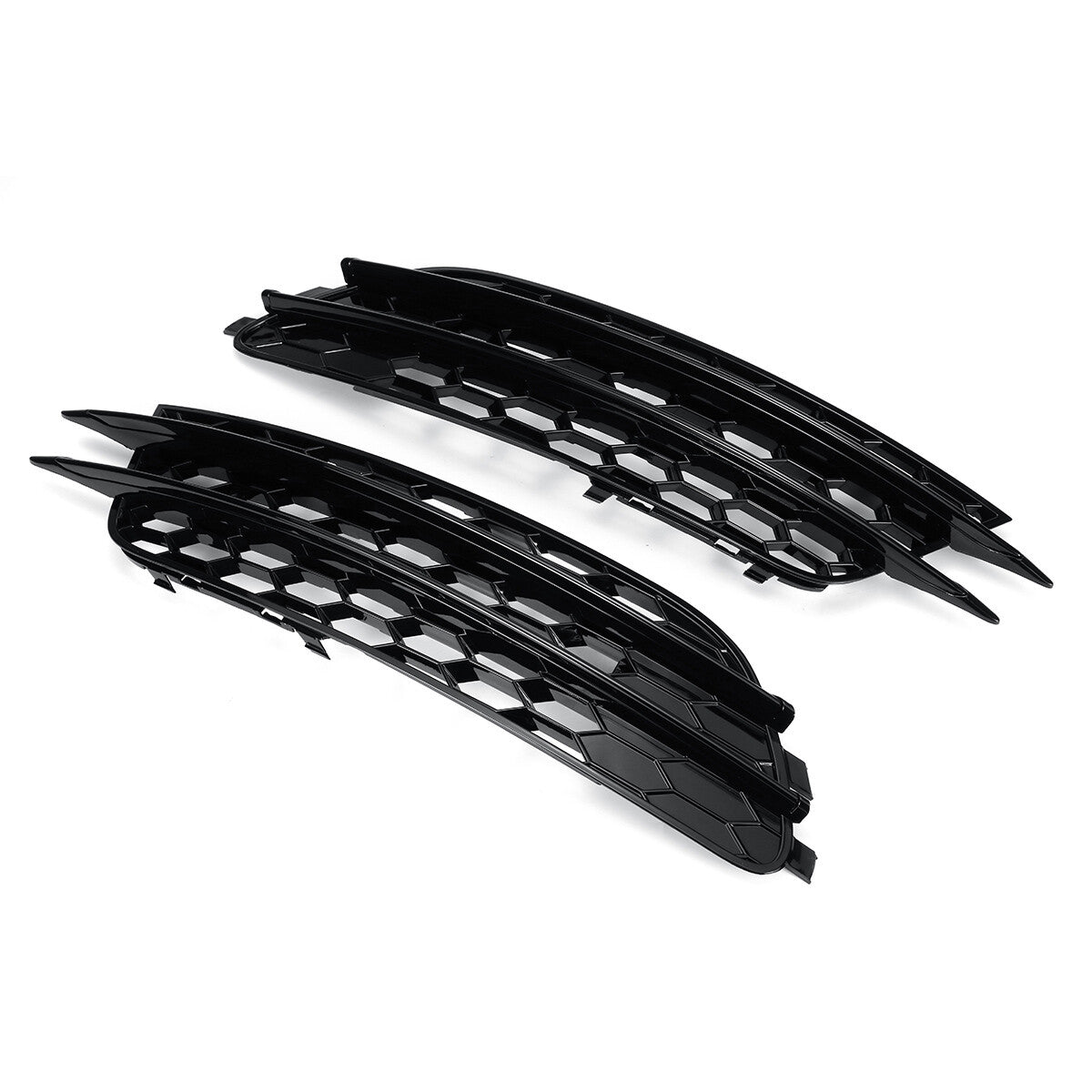 2x Front Grill Fog Light Lamp Cover Trim For 12-2015 for Audi A6 C7 Sedan RS6 S