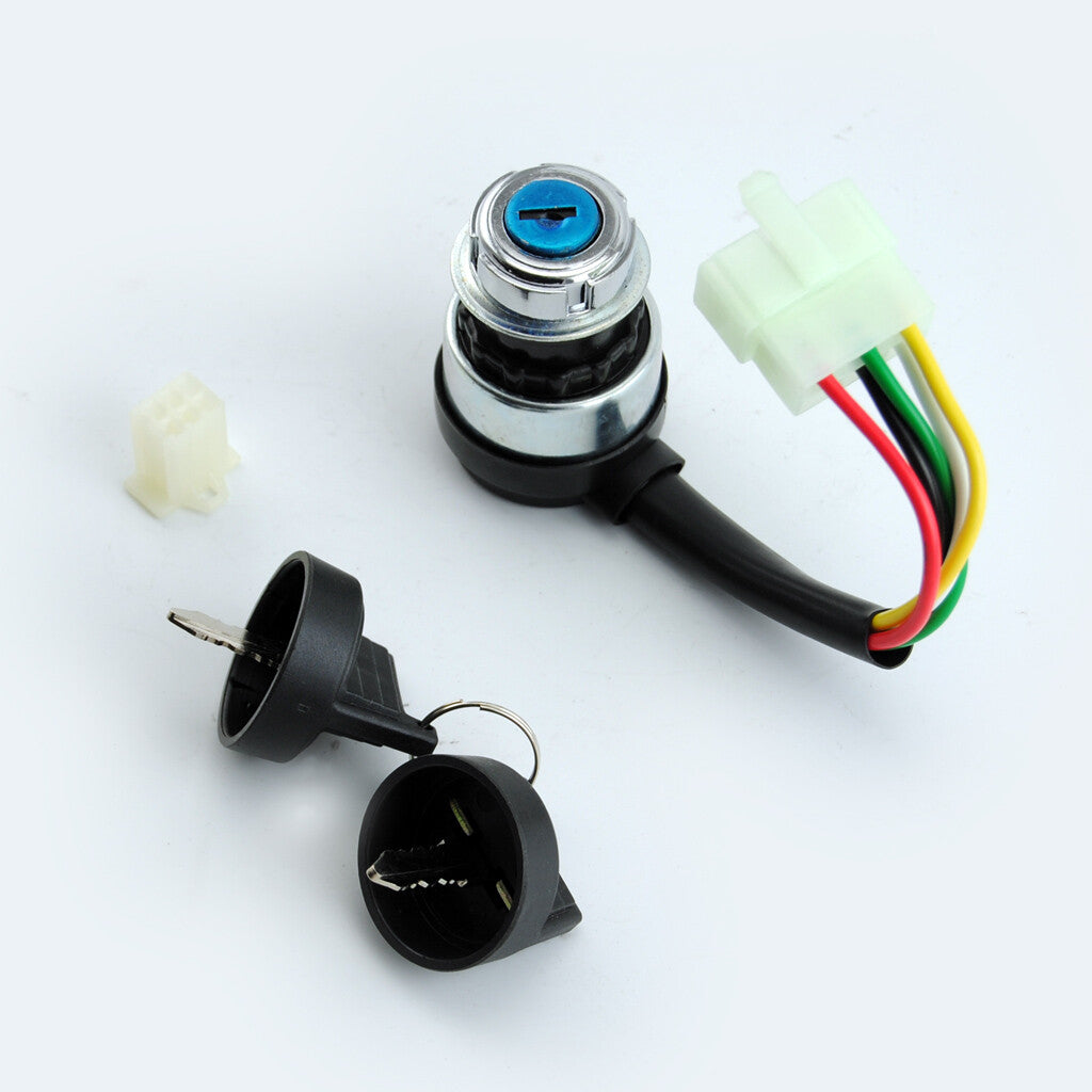 5 Wire On Off Start Ignition Key Switch For Hammerhead Carter Bros Roketa 150cc