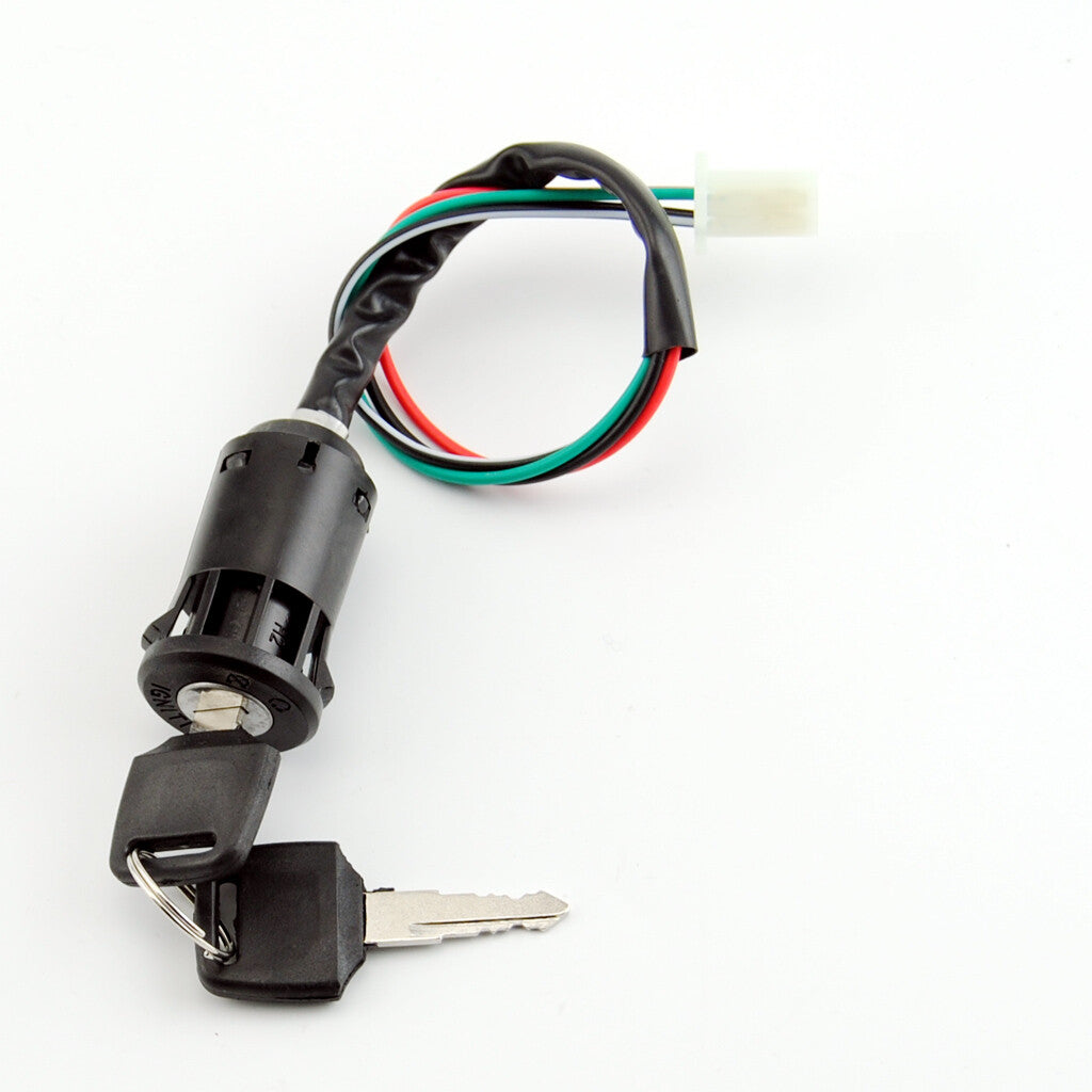 4 Wire Pin Ignition Key Switch Set for Tao Tao 50cc 70cc 90cc 4 Wheeler Scooter