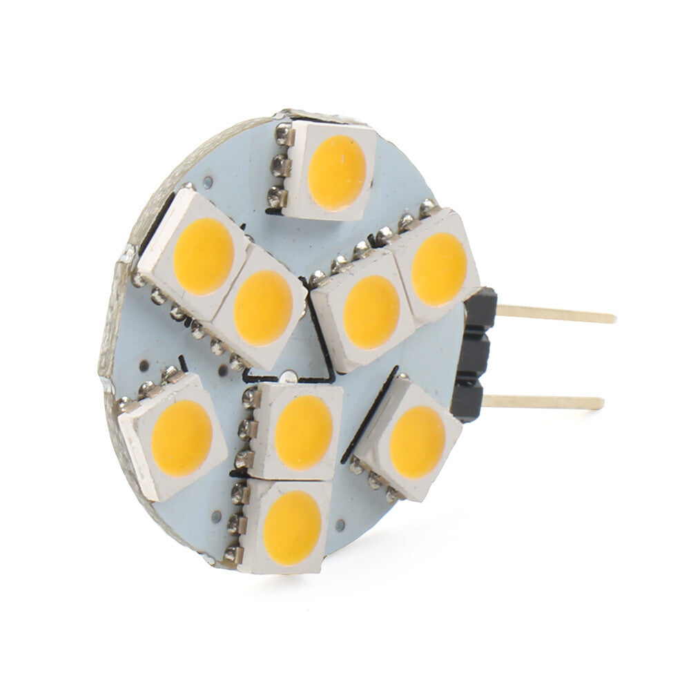10x Super Bright Warm White Light G4 Socket 5050 SMD 9 LED Fits Car RV Landscape