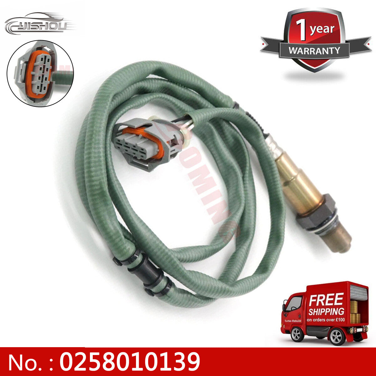 0258010139 is a new O2 oxygen sensor (97060617201) for Porsche , Cayman, for Panamera .