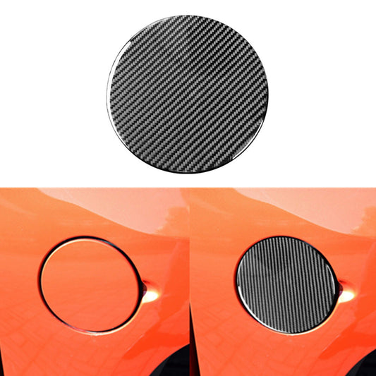 Carbon Fiber Fuel Tank Cap Decorative Cover Trim for Toyota Tundra 2014-2018