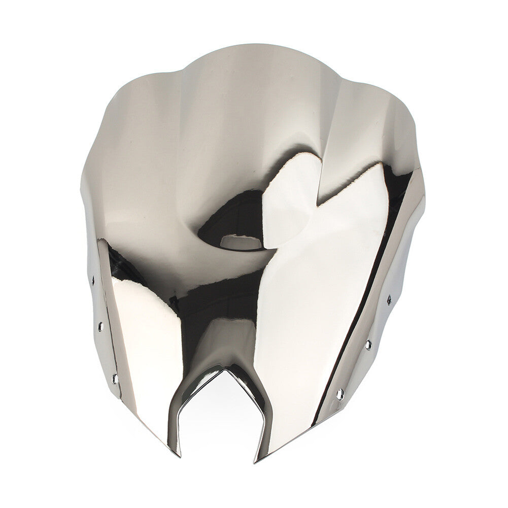 Windscreen Windshield Screen for YAMAHA FZ-6R 2009-2015 Silver