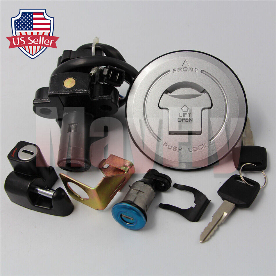 Ignition Switch Lock Fit for Honda CBR250R 2011-2013 2012 Fuel Gas Cap Key Set