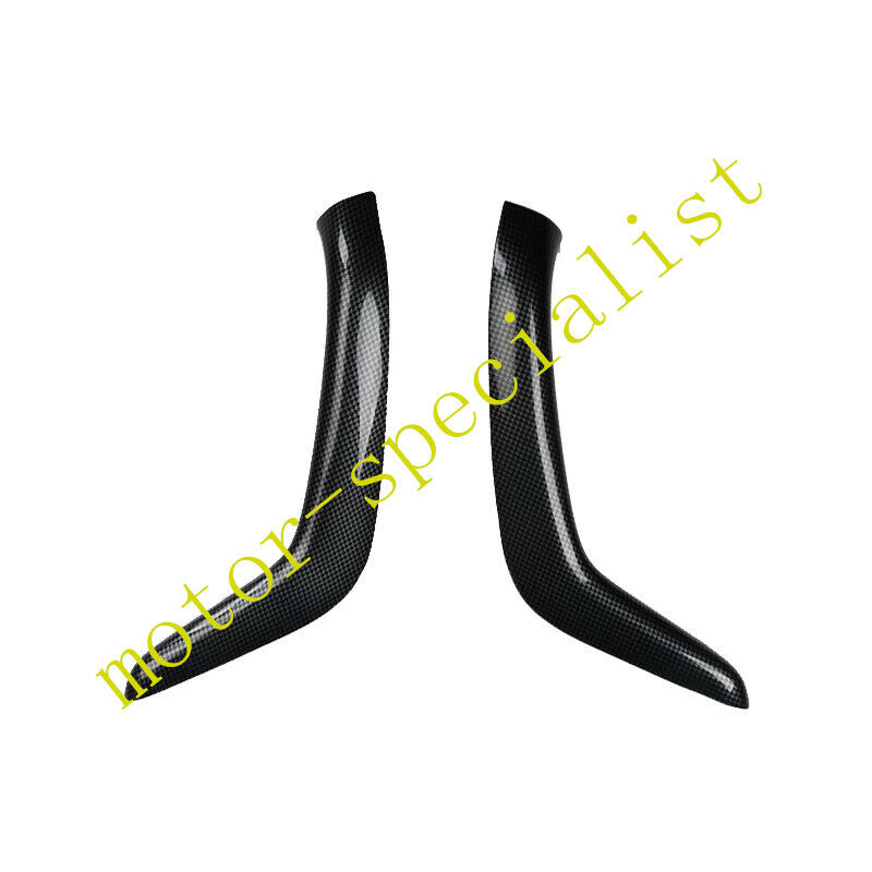 2X Carbon Look Interior Door Armrest Handle Cover Trim for Ford Fiesta 2011-2017