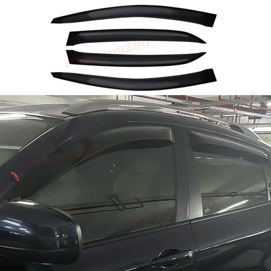 for BMW X5 2008-2013 Smoke Side Window Wind Visors Sun Rain Guard Vent Deflector