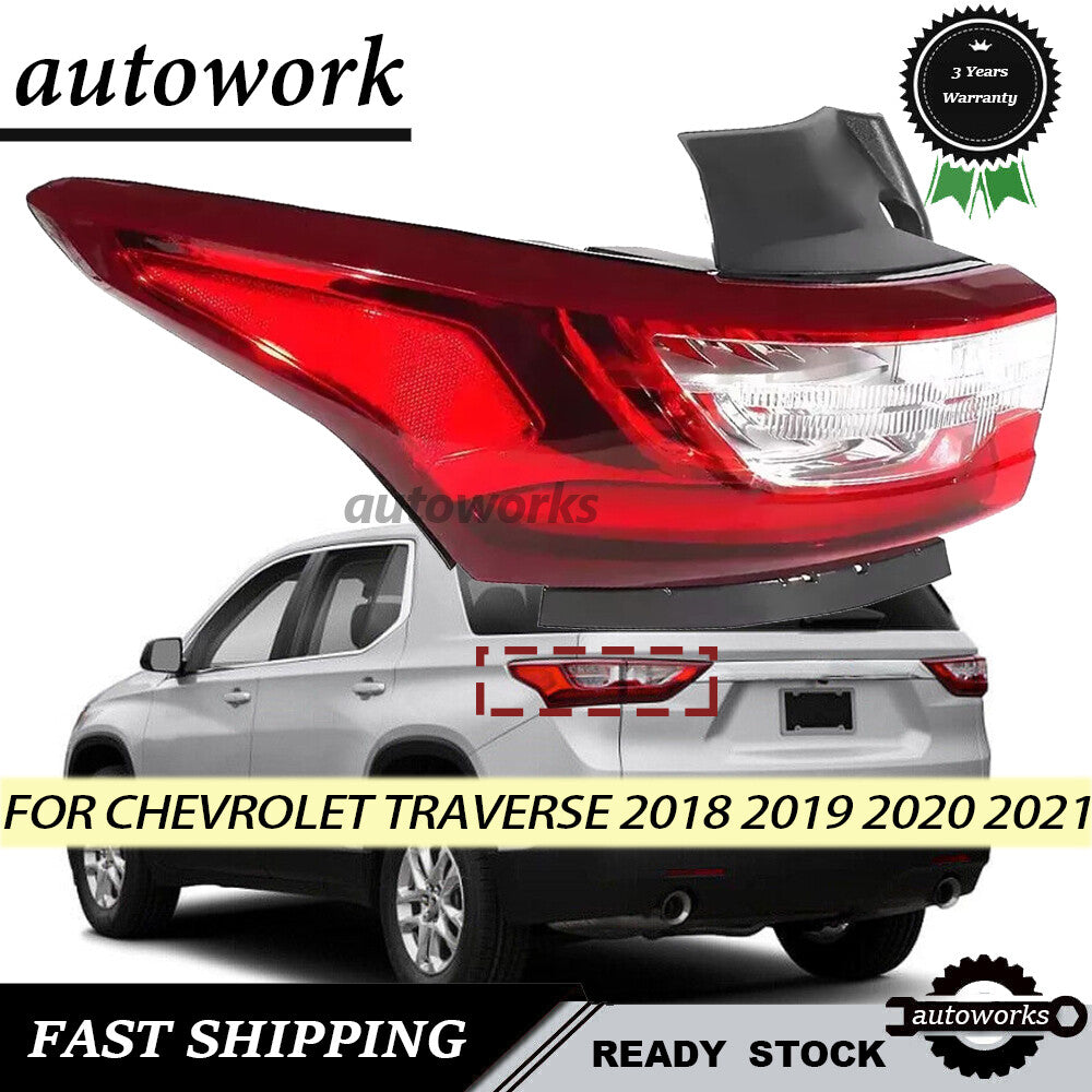 for Chevrolet Traverse 2018 2019 2020 LED Tail Light Lamp Left Driver Side US