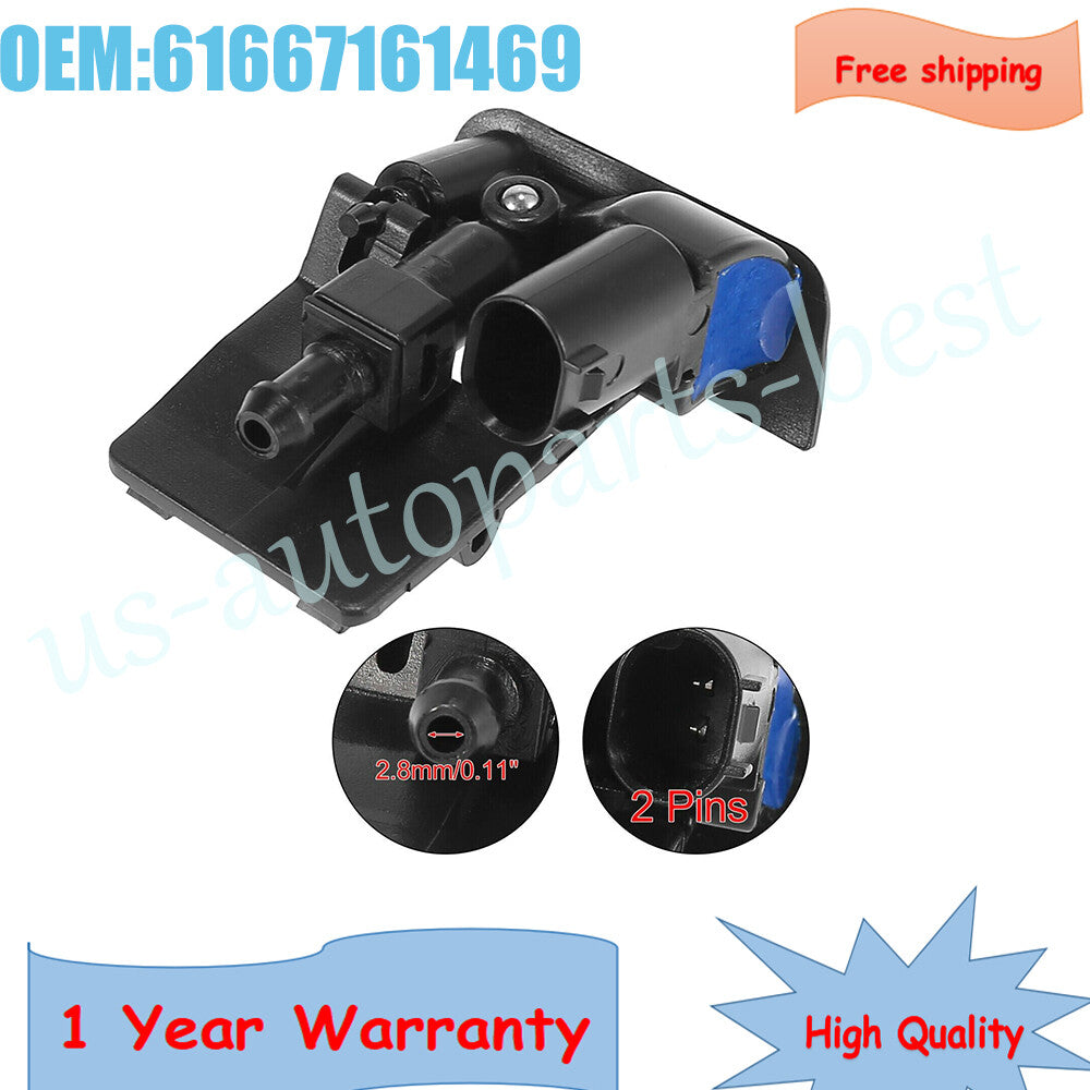 Windscreen Washer Nozzles Spray Jet For X5 2006-2010 E70 61667161469