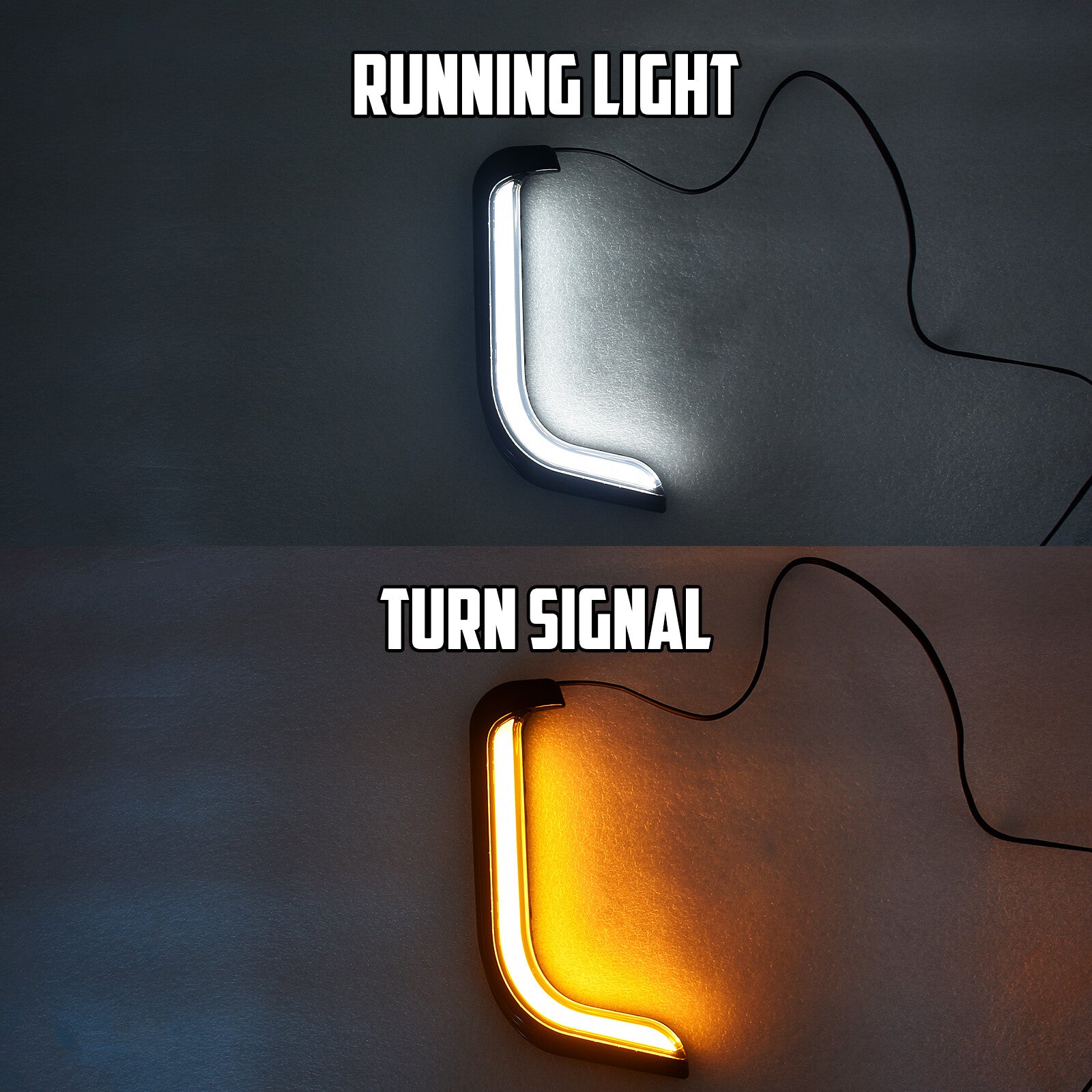 LED Fairing Lower Light Accent Light Turn Signal Fit for Harley Touring 2006-13