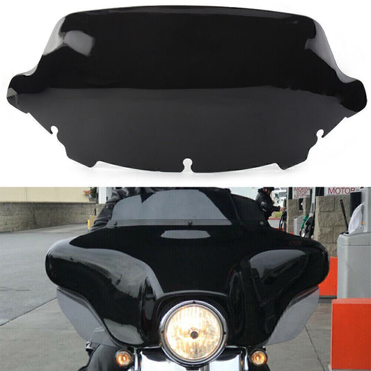 for Harley Touring Electra Street Glide 10.5'' Wave Windshield Windscreen Black
