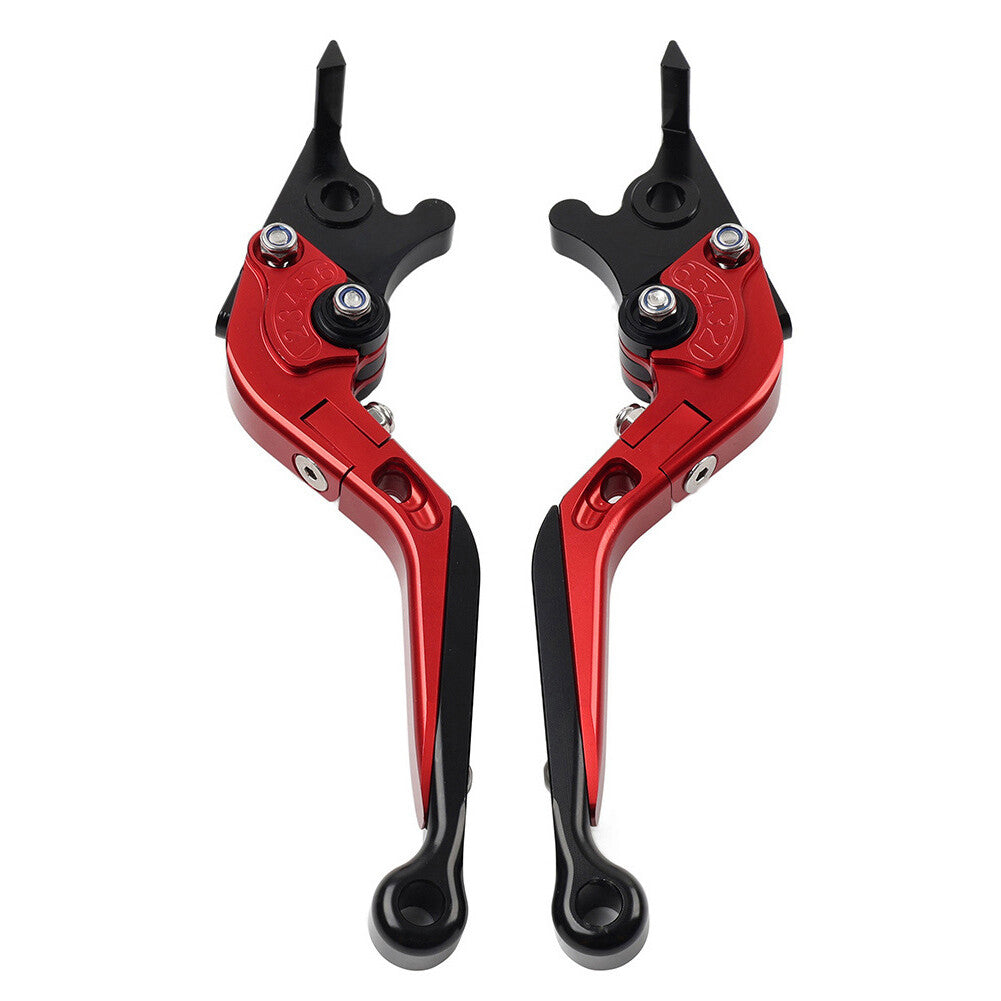 CNC Folding Extendable Brake Clutch Levers for Honda VFR1200/F 2010-2014 Red