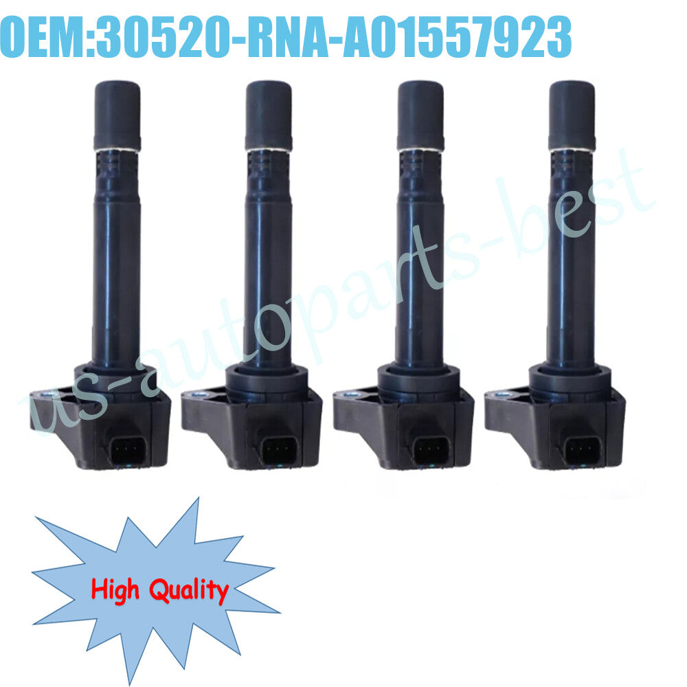 4PCS Ignition Coils For 2006-2011 for Honda for Civic 1.8L IC662 30520-RNA-A01