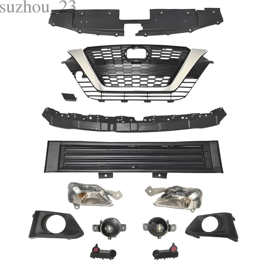 Radiator Grille/Shutter/Bumper Fog light Kit/Support Retainer For Altima 2019-21
