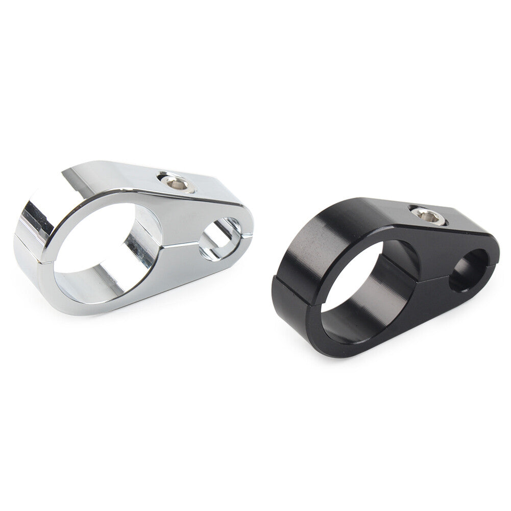 for Harley 1 Handlebar Motorcycle Aluminum Brake Clutch Cable Wire Clamp Clip