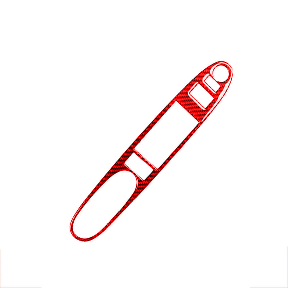 Red Carbon Fiber Window Button Trim Cover for Chevrolet COBALT 2005-2010 Type A