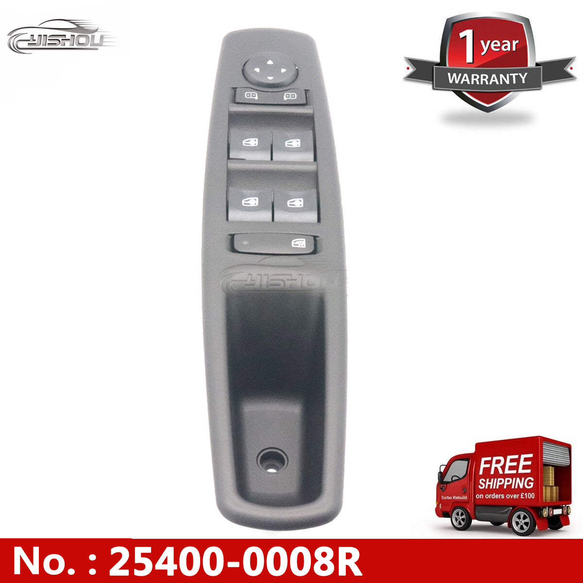 Suitable for Renault Fluence L30 Megane Laguna power window control switch 254000008R