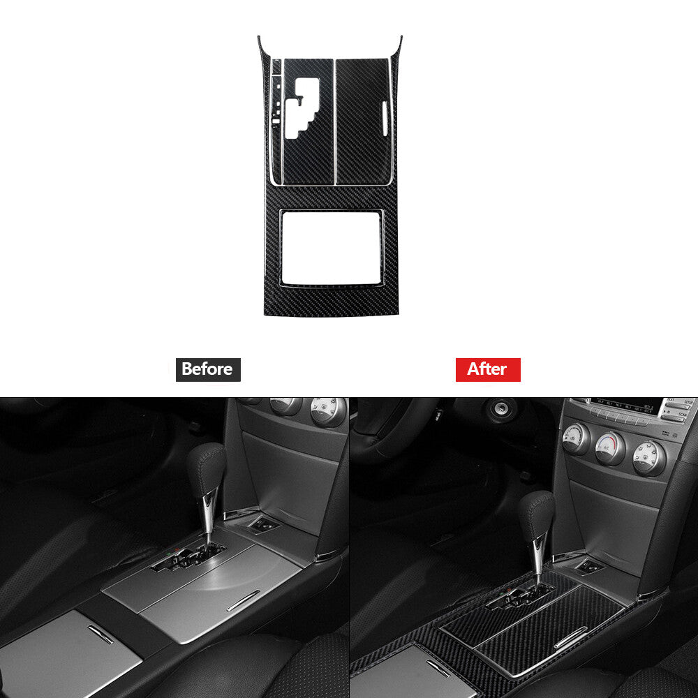 6Pcs Carbon Fiber Automatic Transmission Trim TypeB for Toyota for Camry 2007-2011