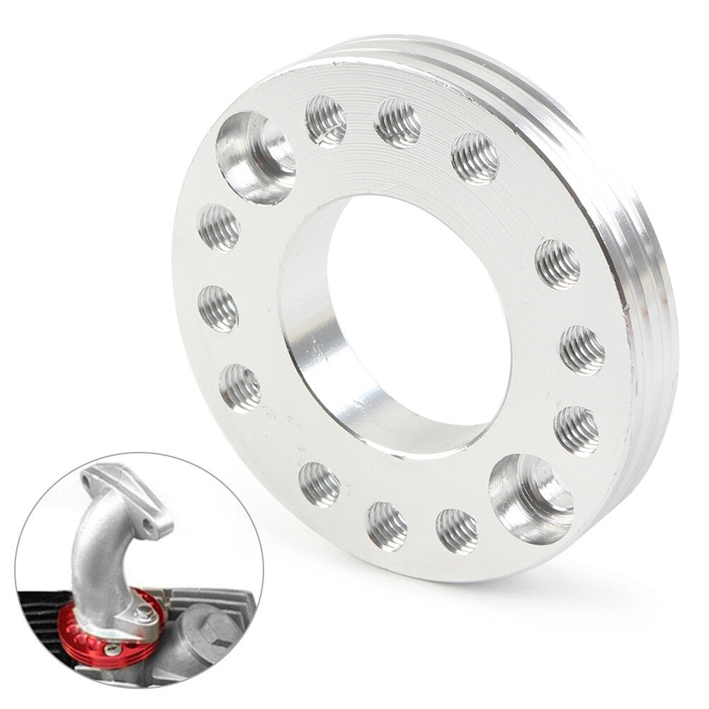 28mm Vergaser Ansaugstutzen Spinner Platte Adadpter f¨¹r Pit Dirt Bike Silber