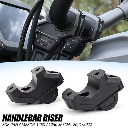 For Special RA1250S RA1250 Handle Bar Riser Clamp Extend Handlebar Adapter Mount