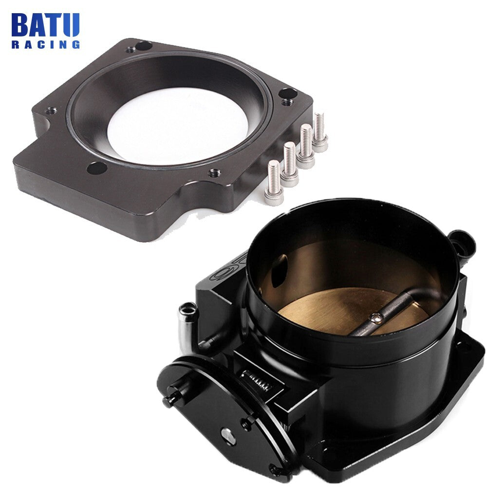 New 92mm Throttle Body+TPS IAC+Adapter Plate for GM III LS1 LS2 LS6 LS7 LSX LS