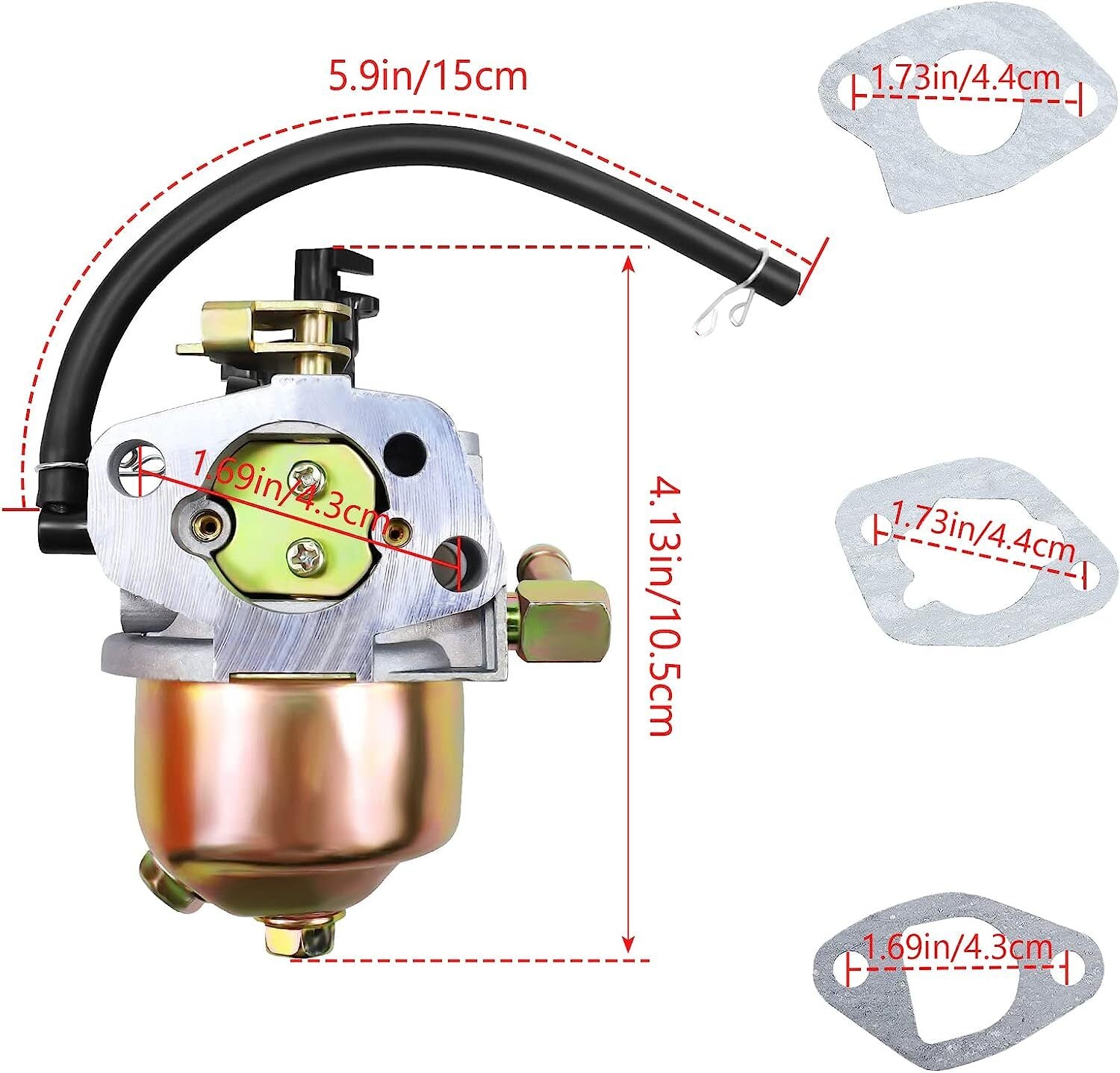 Carburetor for MTD 31A-32AD700,31AM2P5B704,31A-62EE729,31AM2N1B301,31AH62EE000