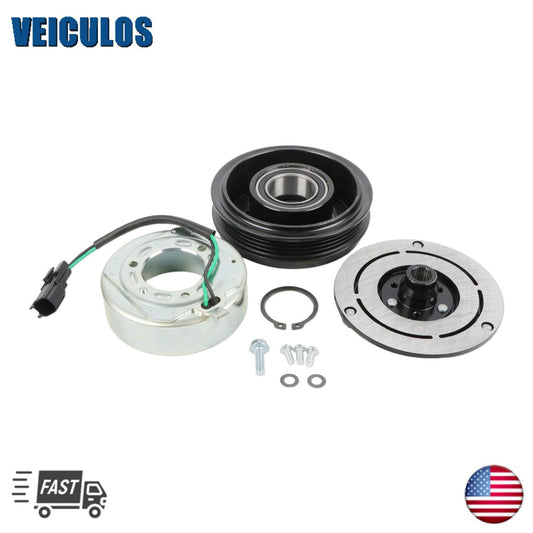 A/C Compressor Clutch Kit for 2011 - 2017 for Ford F-150 3.5L 3.7L PULLEY COIL HUB