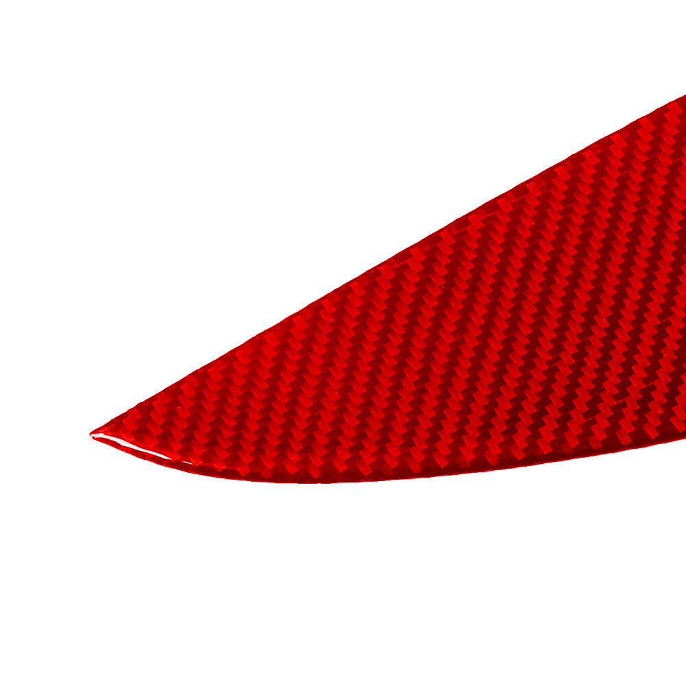 Red Carbon Fiber Floor Conreol Panel Trim Cover for Chevrolet Sonic 2012-2016
