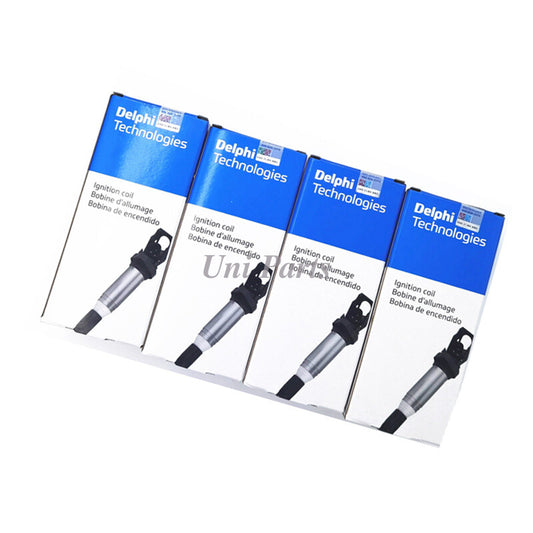 036905715F 4-Piece Delphi Ignition Coil Kit for Audi A3, for Volkswagen Polo, for Golf , for Tiguan 1.4TSI