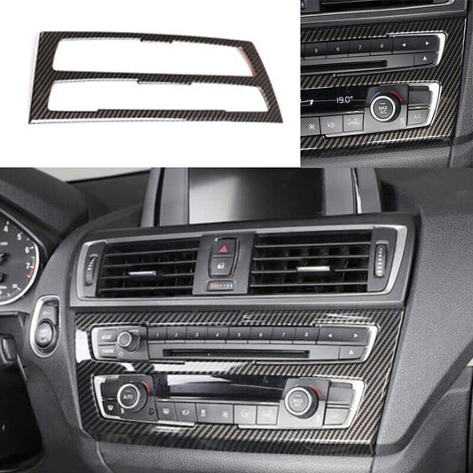 AC Switch for BMW F20 F21 F22 F23 Panel Trim Carbon Fiber Style Central Console