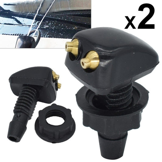 2¡Á Universal Dual Holes Auto Car Windshield Washer Nozzle Wiper Water Spray Jet