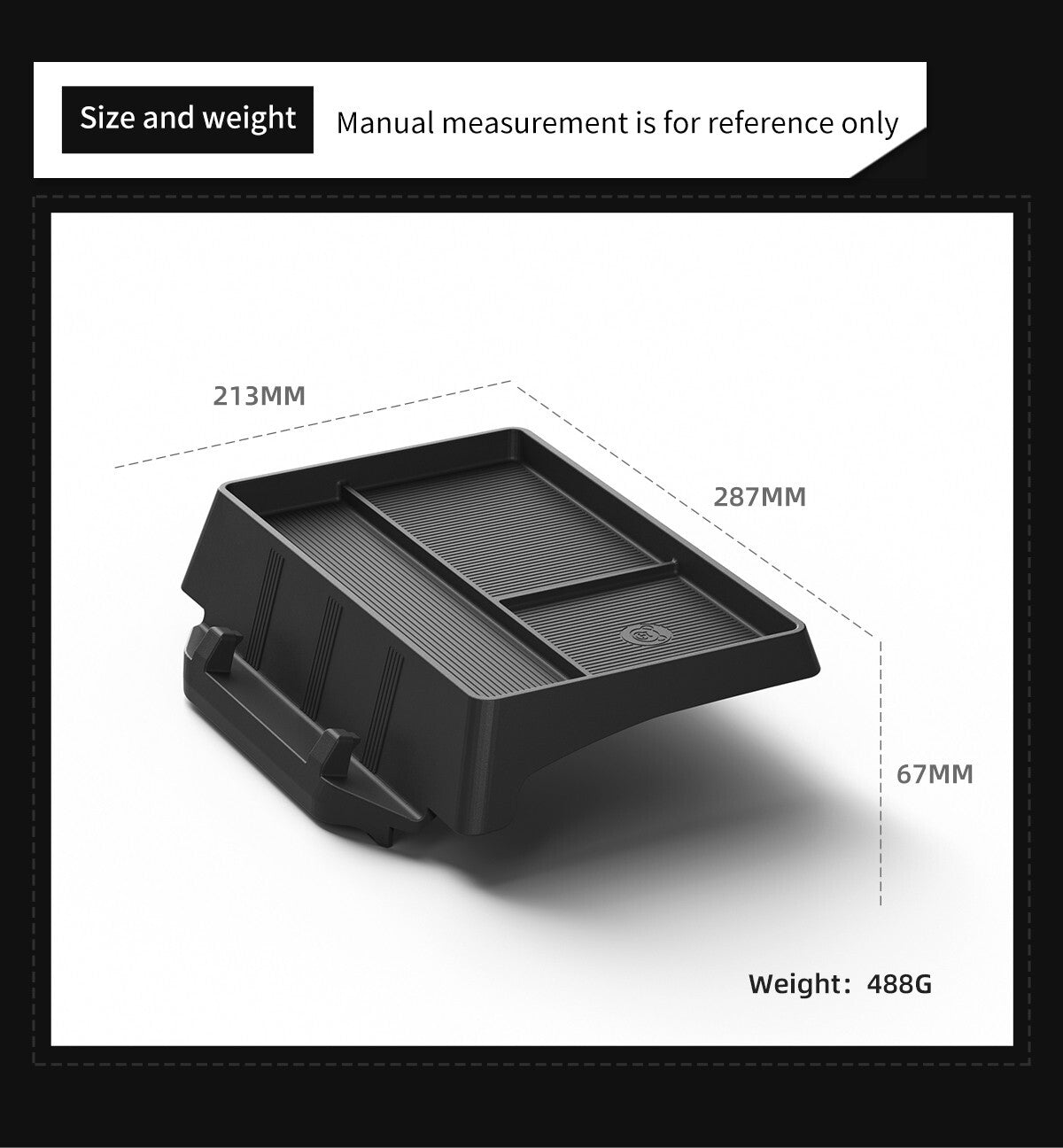 for Tesla for Model Y 2024 Car Dashboard Storage Box Model 3 2021-2023 Organizer