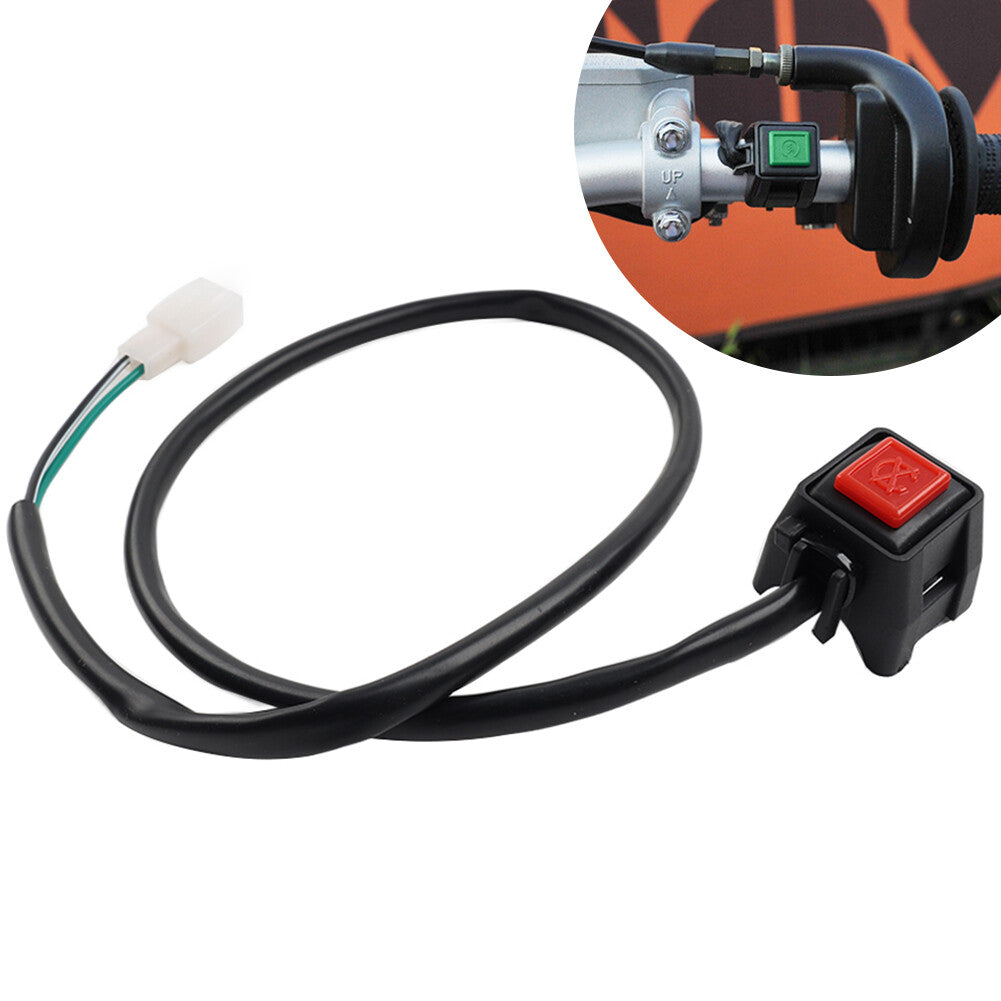 Motorcycle 7/8 Kill Stop Switch On Off Button For Universal ATV Dirt Bike