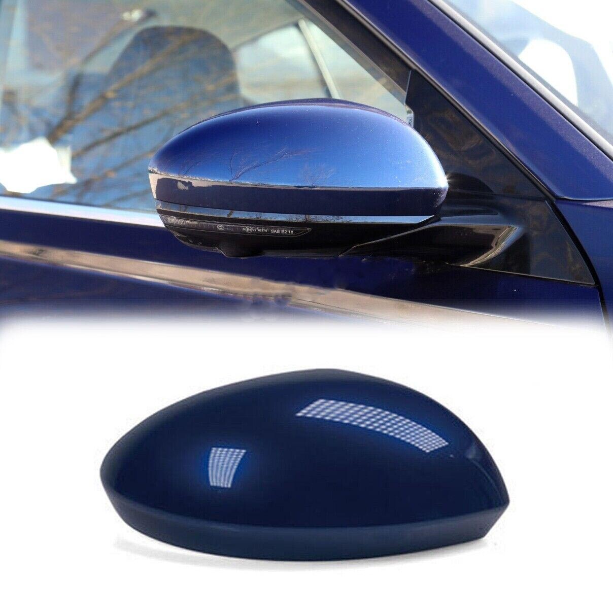 Blue Right Passenger Side Rear Mirror Cap Cover for Nissan Altima 19-22