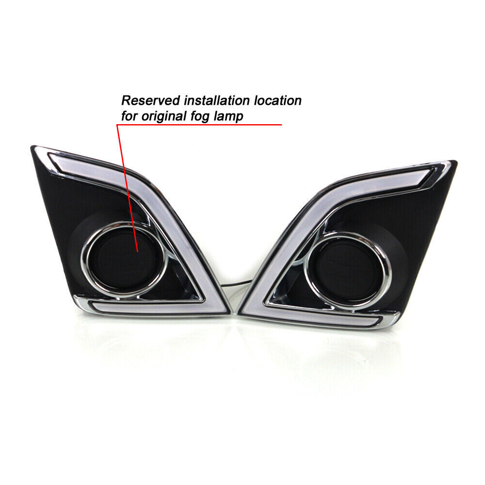 Replacement bumper for Isuzu D-Max 16-17 LED daytime running lights and fog lights