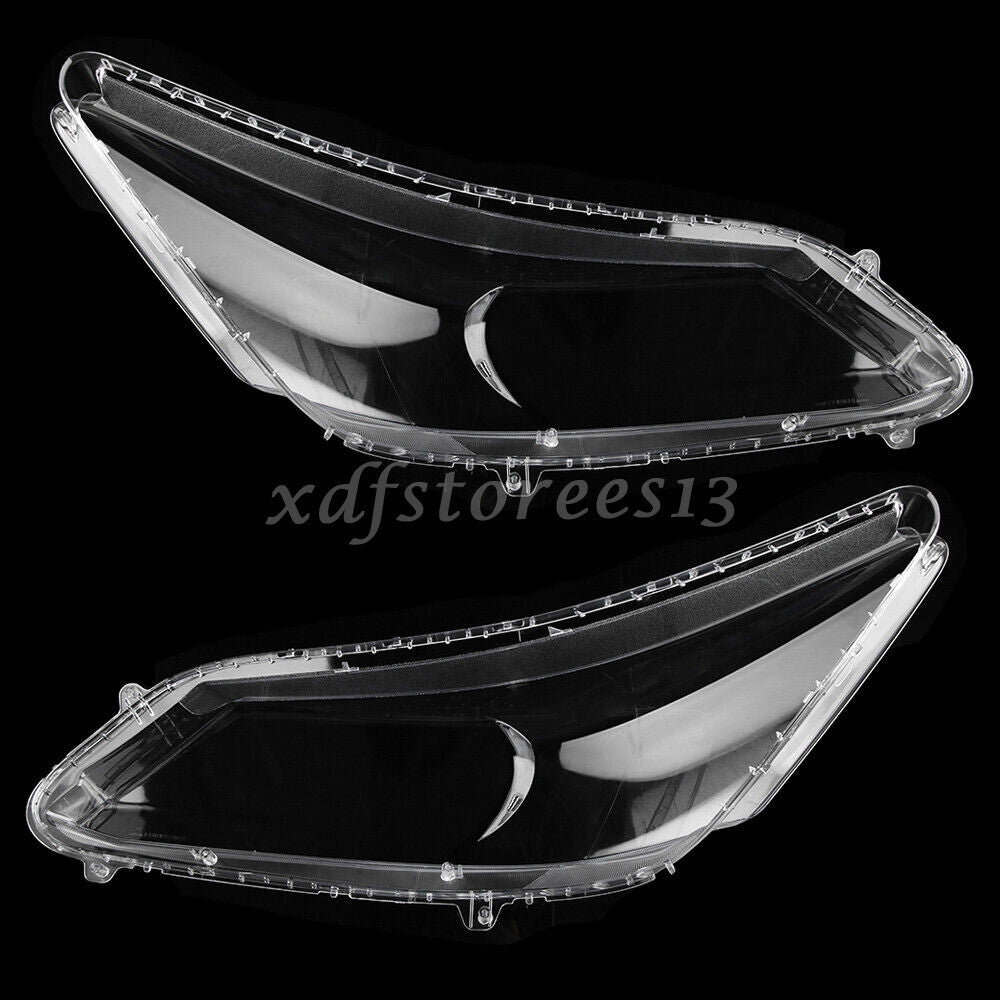 LeftRight Side Headlight Lens Cover Shell Replacement For 2013-15 for Honda for Accord