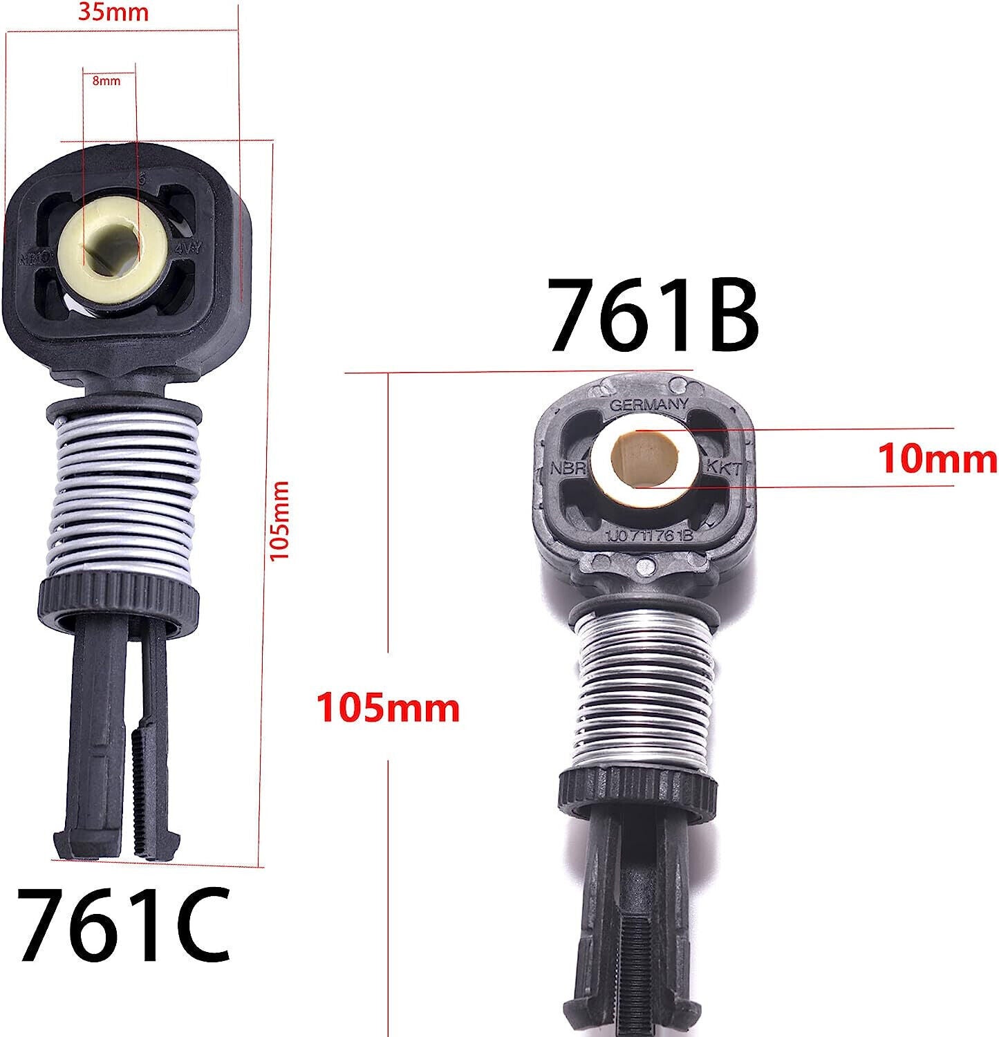 2PC for Skoda Octavia 1U 1Z Manual Gear Shift Linkage End Cable Catch Repair Kit