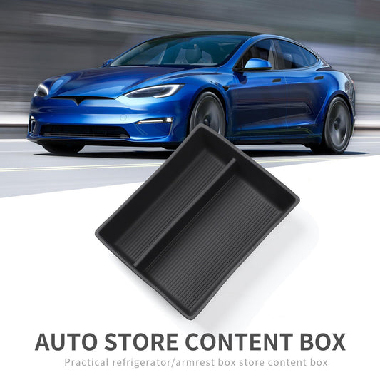 for Tesla for Model S 2022 2023 Center Console Storage Box Tray Organizer Tidying