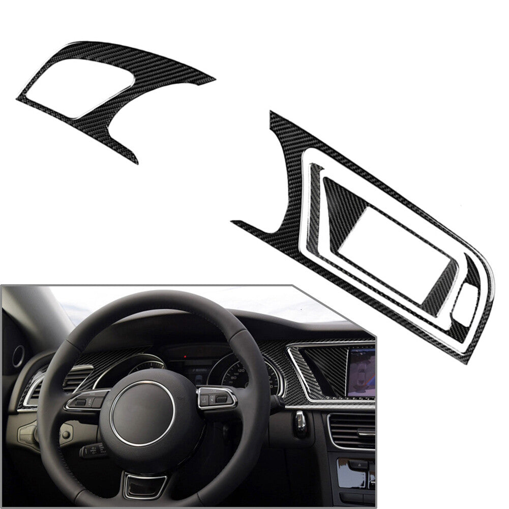 4x Interior Instrument Panel Cluster Meter Dashboard Trim for Audi A5 RS5 S5 LHD