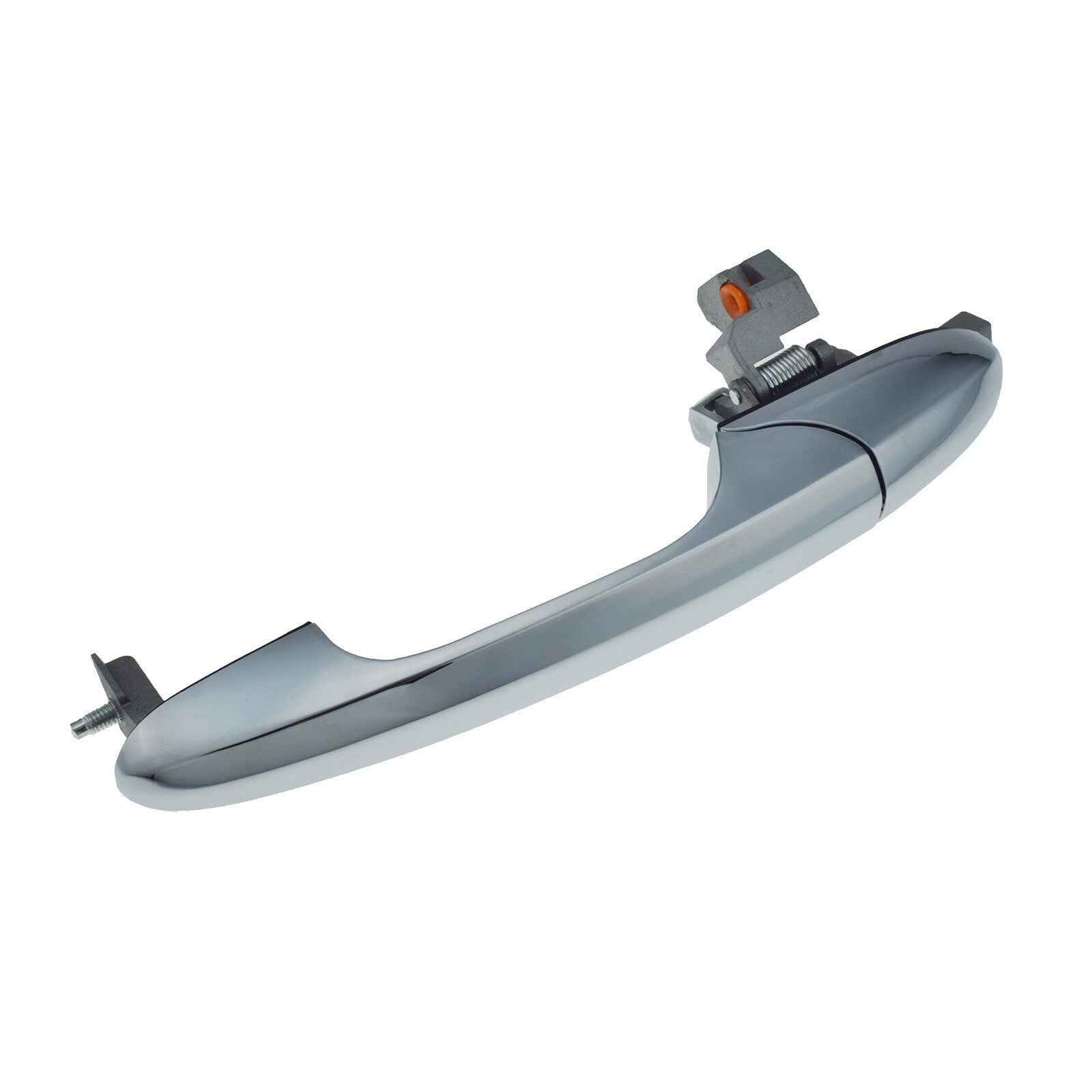 Front left exterior door handle, chrome 73592026, for Fiat 500 2012-2017.