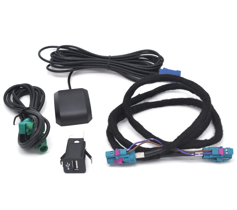 for BMW NBT EVO F30 F20 Navigation RETROFIT HSD CABLE Monitor USB GPS antenna